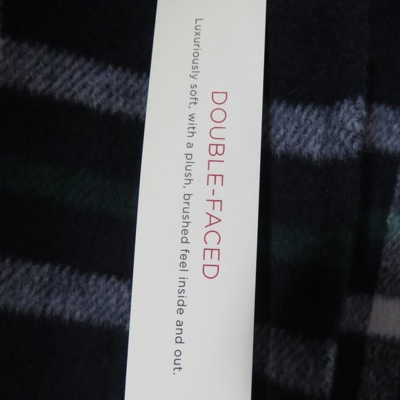 Talbots DOUBLE FACE PLAID Multicolored Wool Blend Jacket Petite - Picture 6 of 10